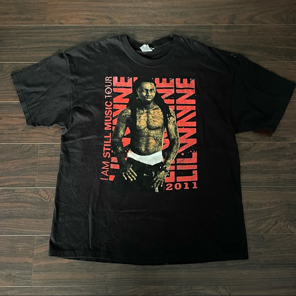 Lil Wayne T Shirt Tour Rap Tee Rick Ross Size XL - Picture 1 of 4